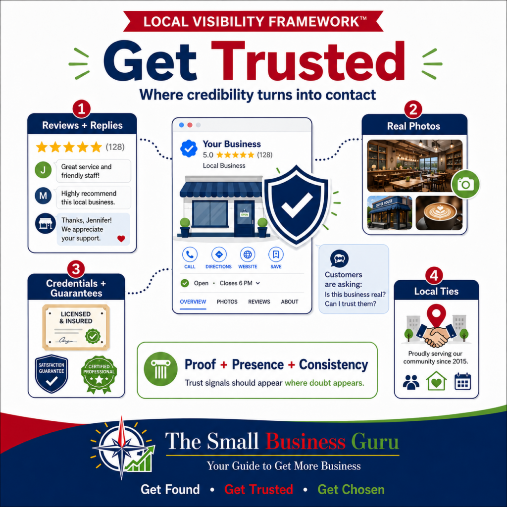 Trust demonstrated helps prospects say "yes"